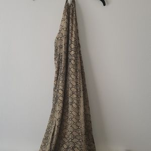 COPY - Halter Snake Skin Print